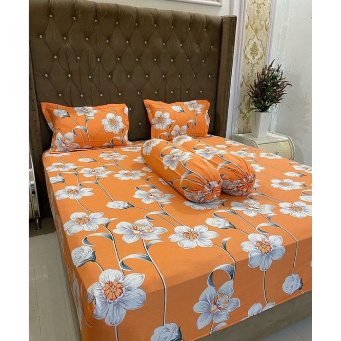 Sprei Tempahan bahan katun star/esra botak