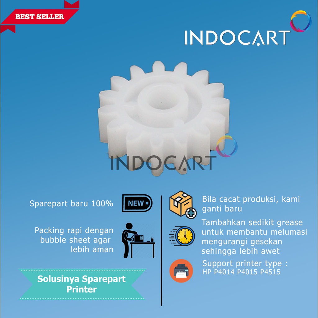 Gear 15T Fixing Drive-HP P4014 P4015 P4515 RU6-0169