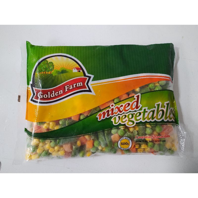 

Mix Vegetable free sterofoam