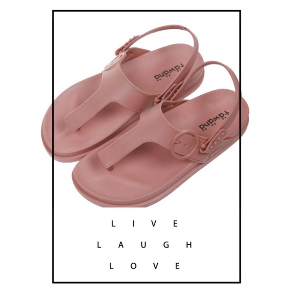 Sandal Original Tawana Jepit Two colour Logo Tawana Import High Quality