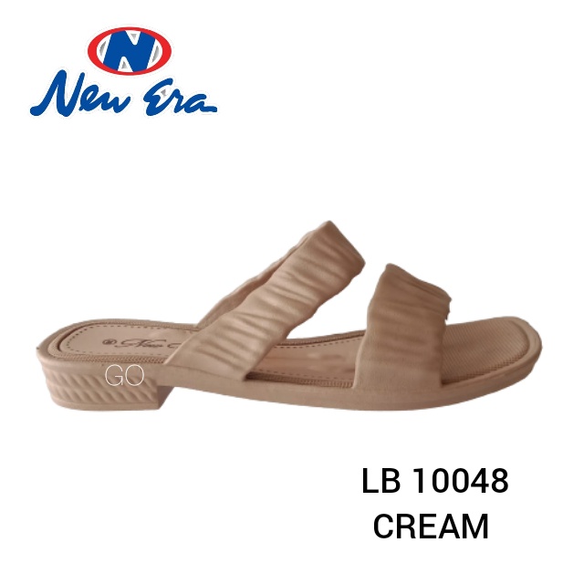 sogo NEW ERA LB 10048 Sandal Wanita Kerut Dua Sandal Slop Wanita Karet Sandal Wanita Casual Ban Dua Kekinian