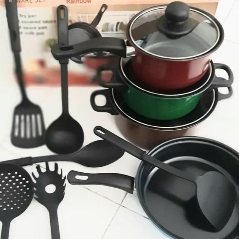 COOKWARE 13 PCS/TEFLON SET 13 PCS MURAH