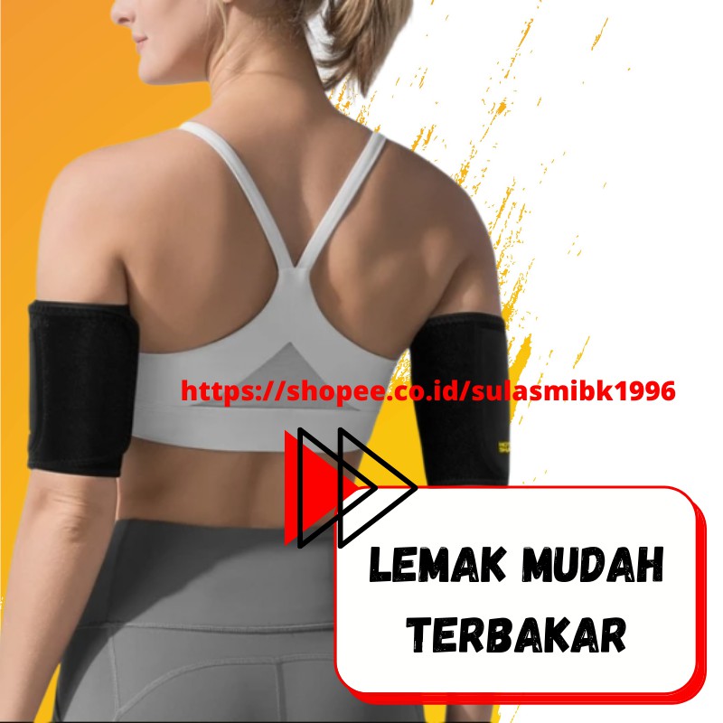 Korset Lengan Pembakar Lemak Hot Shaper Arm Korset Pengecil Lengan Bahan Neotex