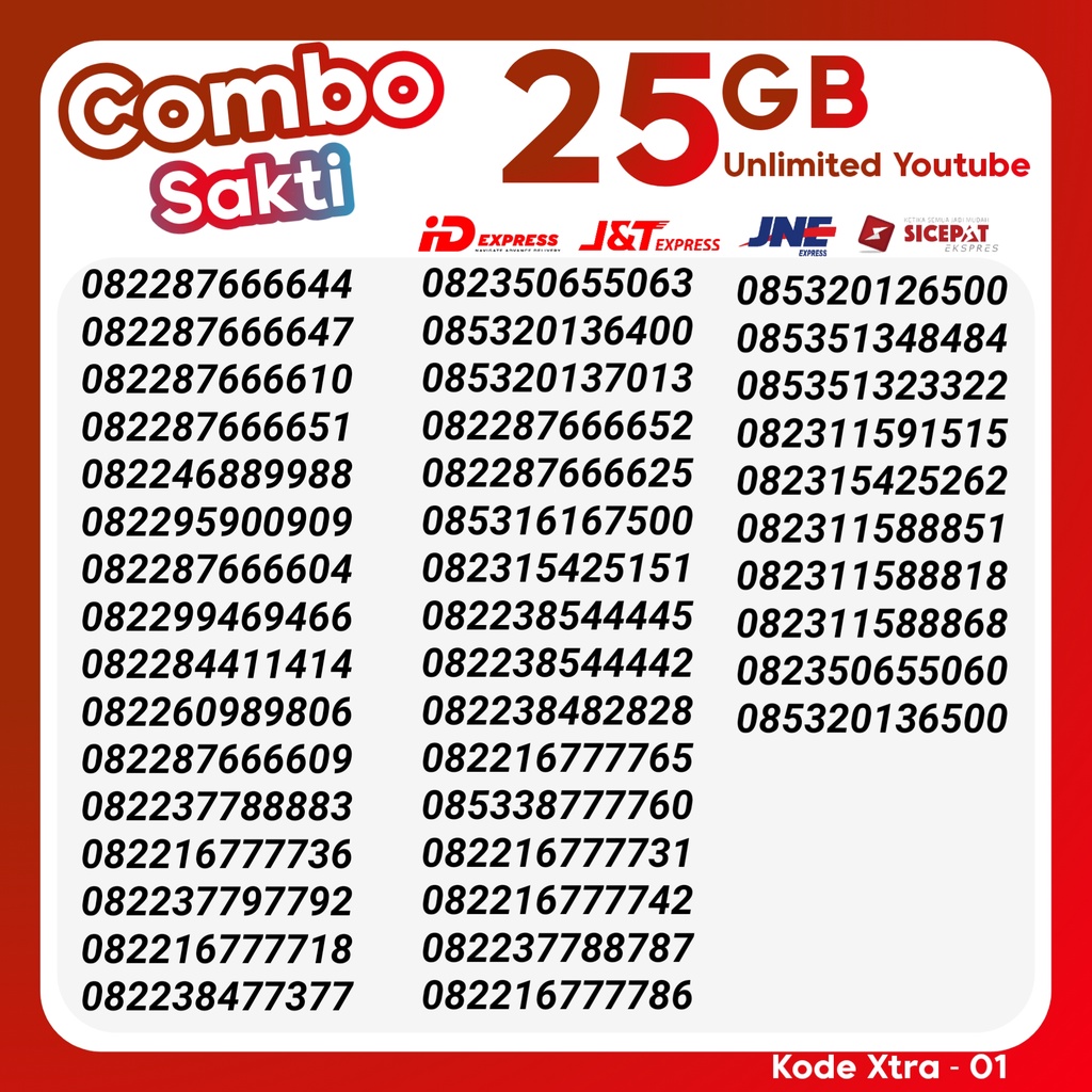 Kartu sakti telkomsel 25gb UNLIMITED YOUTUBE simPATI AS LOOP