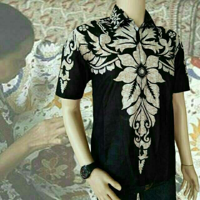 Harga Pabrik Kemeja Batik Pria/hem Batik Pria/baju Batik Modern Pria Ii Motif Hitam Manis Ahy Ii Pbi gXbeGeSJ557NM