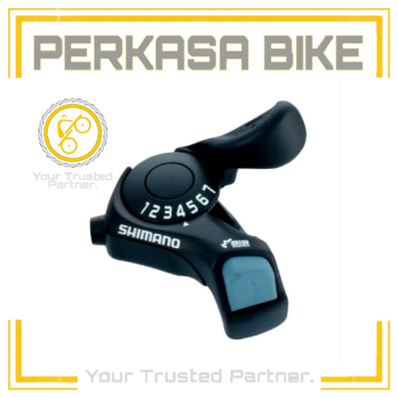 SHIFTER  SHIMANO TOURNEY TX30  7 SPEED RIGHT ORI TX 30 PERKASABIKE