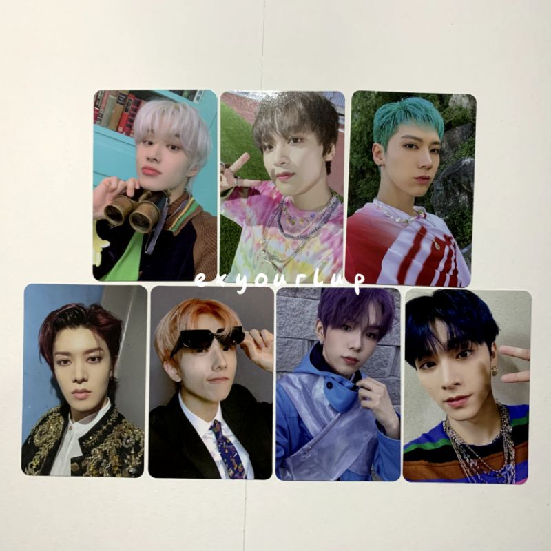 Photocard NCT haechan hello jungwoo teropong sticker ten xiaojun shotaro universe jisung agent yuta 