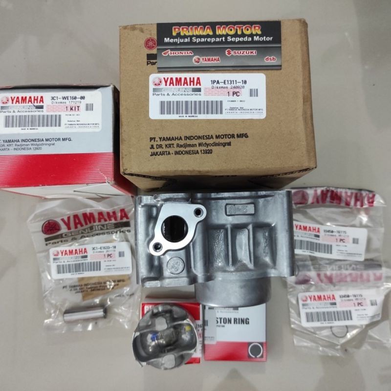 BLOK CYLINDER VIXION VIXION NEW R15 BLOK VIXION NEW R15 SET ORI YAMAHA