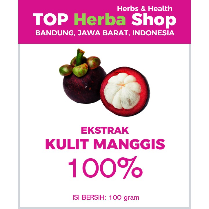 

Ekstrak Kulit Manggis (Bukan Serbuk Giling) 100 gram
