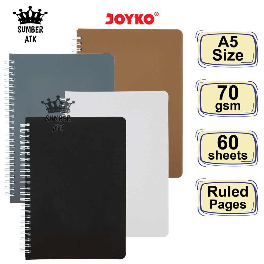 

Ruled Notebook Diary Agenda Buku Catatan Bergaris Joyko NB-690