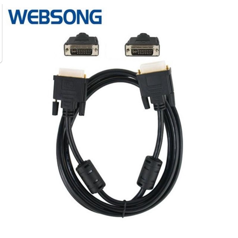 Kabel DVI24+5 Dual link Male to Male 1.5M 3M 5M High Quality WEBSONG