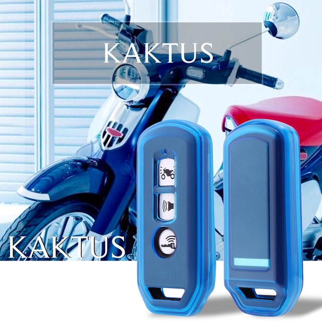 Casing Remot Kunci Mobil Bahan Tpu Dengan 3 Tombol Untuk Honda Scooter Sh Pcx Sh Mode Cub 125 Adv 150 Vario