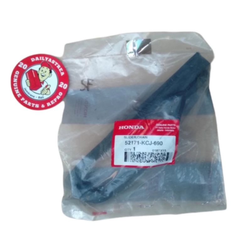 SLIDER CHAIN KARET PELINDUNG TATAKAN BANTALAN RANTAI ARM HONDA TIGER 2000 LAWAS LAMA REVO ORIGINAL A