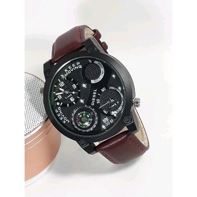 Jual Jam tangan Cowok DIESEL tgl kulit Murah