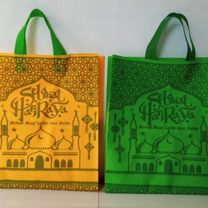 

TERBARU Tas Spunbond Lebaran Uk. 38x45 - Kuning