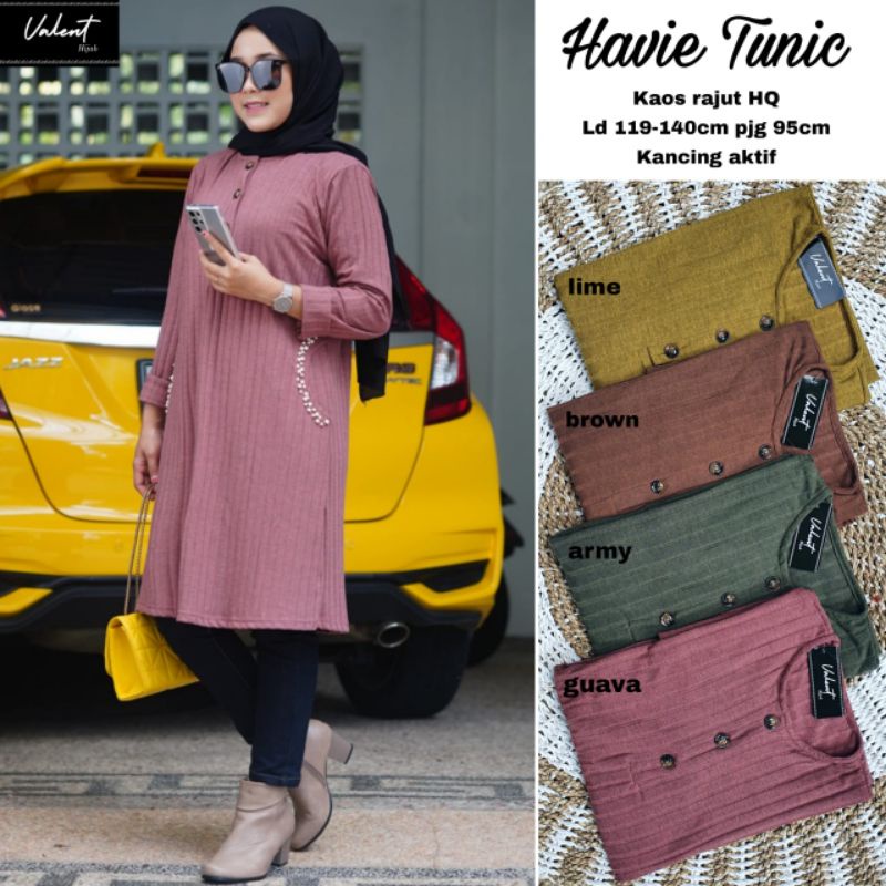 havie tunic by valent /Fashion wanita /baju lebaran 2022