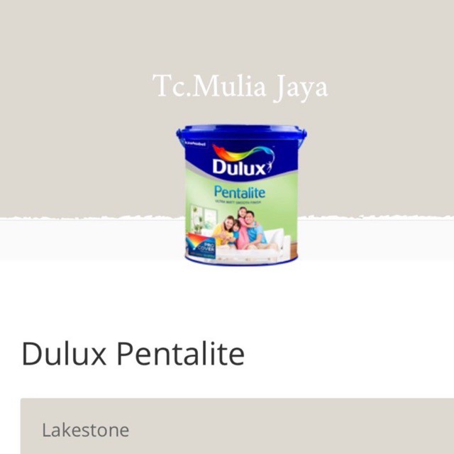 DULUX PENTALITE CAT INTERIOR - 44153 Lakestone 20L