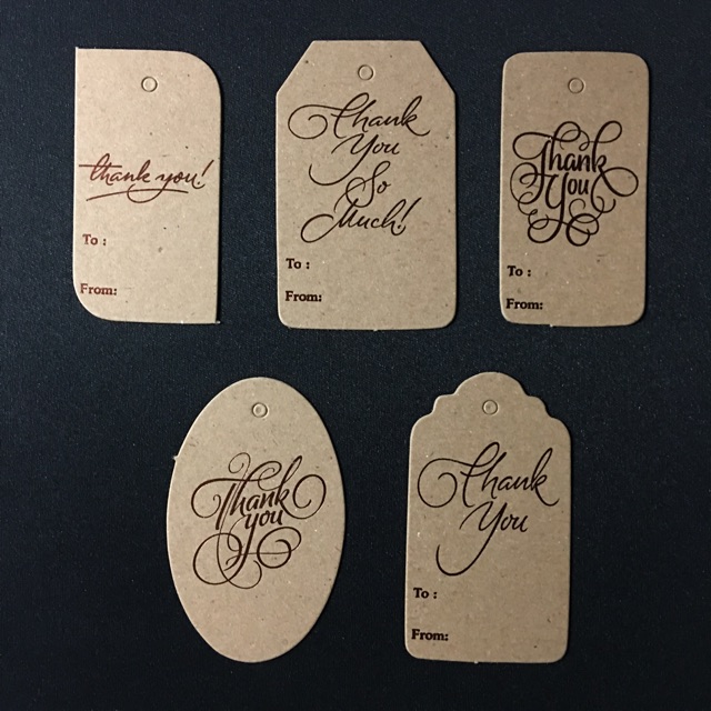 

Hang Tag "Thank You