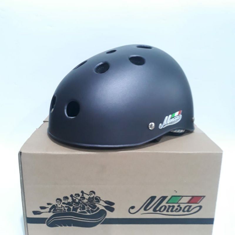 Helm Sepeda Monsa Monza Sparkling Brown Doff