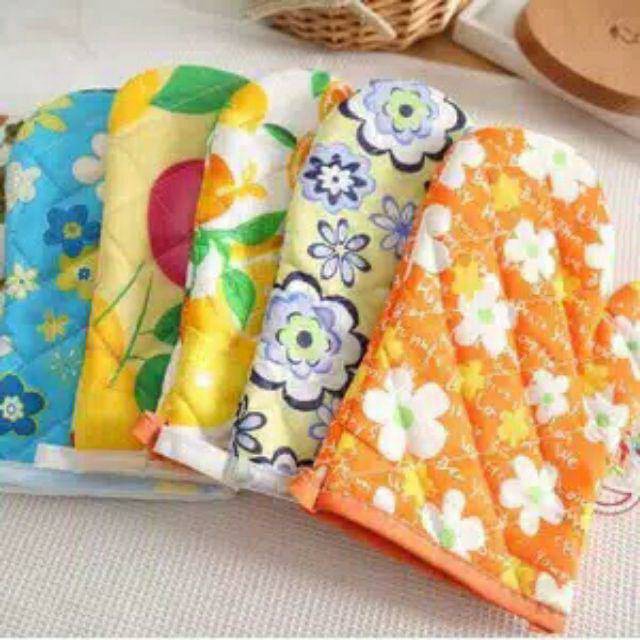 SARUNG TANGAN OVEN / SARUNG TANGAN ANTI PANAS / LAP TANGAN / PELINDUNG CELEMEK | FADHILAH SHOP BJB