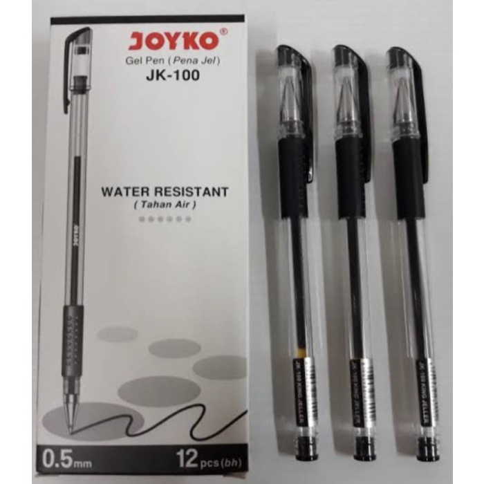 

TERBARU bolpen joyko jk 100 hitam/Lusin