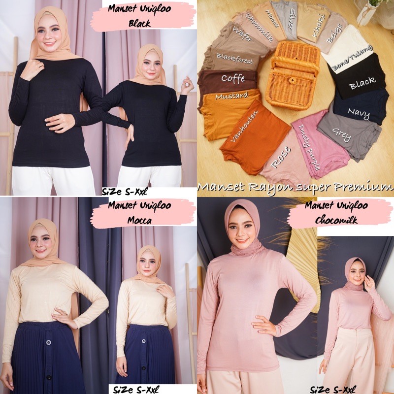 Manset Premium Basic Turtle Neck /Manset Kaos Adem