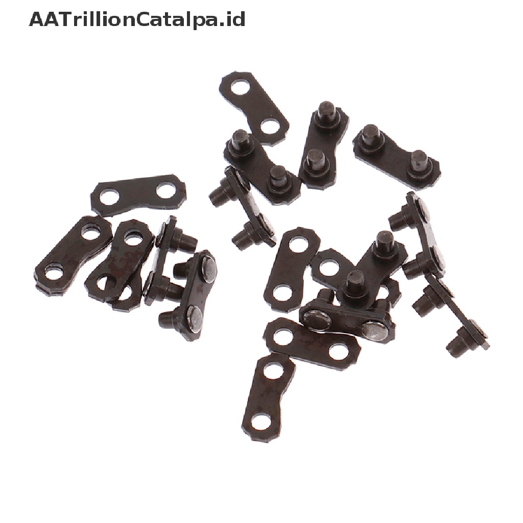 Aatrillioncatalpa 10 Set Sambungan Rantai Gergaji Mesin Pengganti