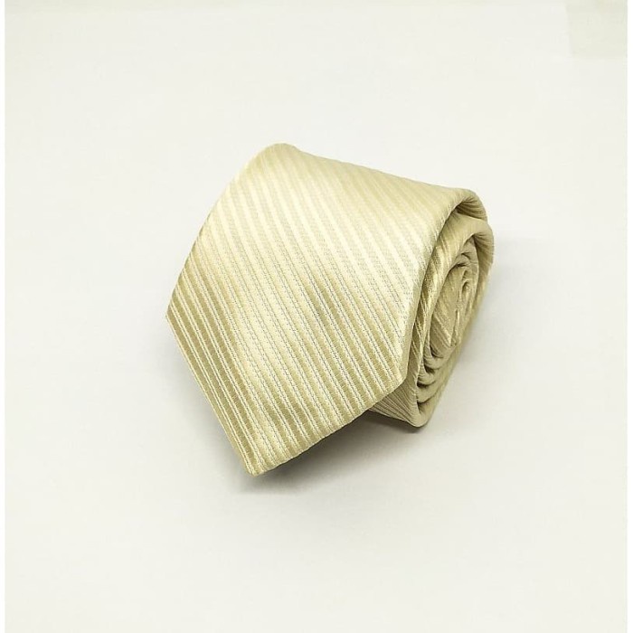 DASI Houseofcuff Dasi Neck Tie Motif CREAM LISTED NECK TIE - 2 inch (Y8F8) Dasi formal Dasi pria pan