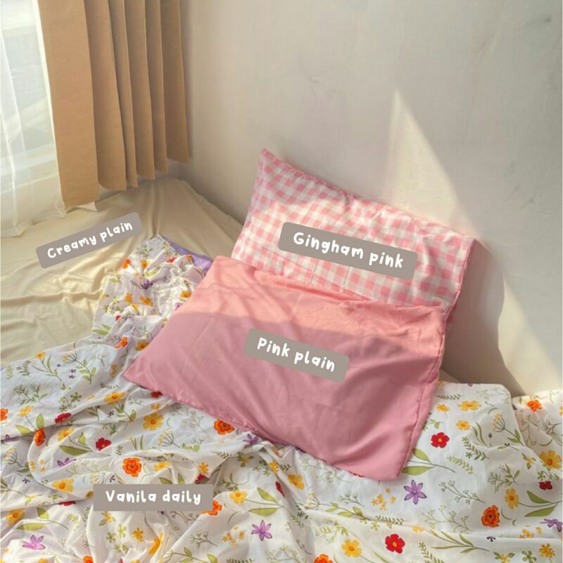 [Hyvanila] floral korean bedsheet || Sprei aesthetic ala korea motif bunga kecil