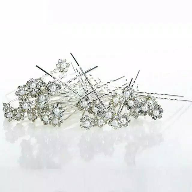 Hairpin Tusuk Konde Tusuk Sanggul Aksesoris Sanggul Rambut Bridal Pengantin Import