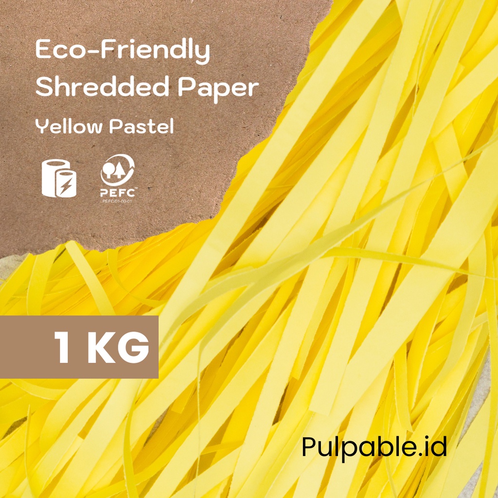 

Shredded Paper / Kertas Cacah / Kertas serut ramah lingkungan - 1kg