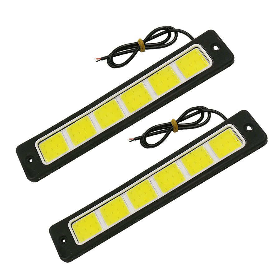 Lampu Fog Light DRL Mobil LED COB 190 x 35mm 6W