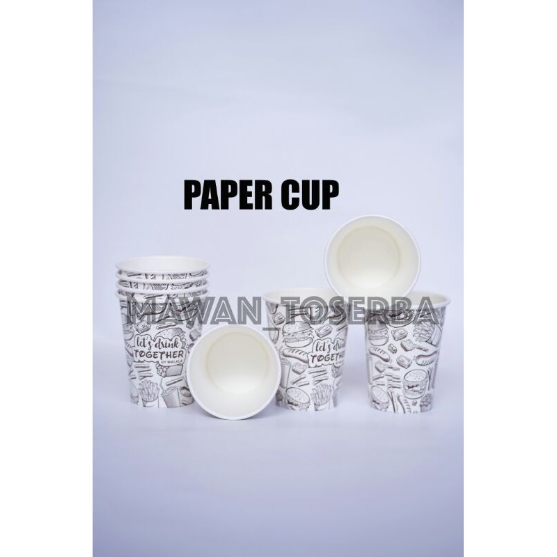 Jual Paper cup 8 Oz / Gelas kertas kopi 80z / gelas cup teh | Shopee ...