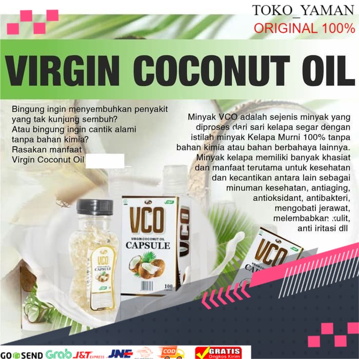 

vco minyak kelapa | vco 100kpsl | virgin coconut oil syafa herbal