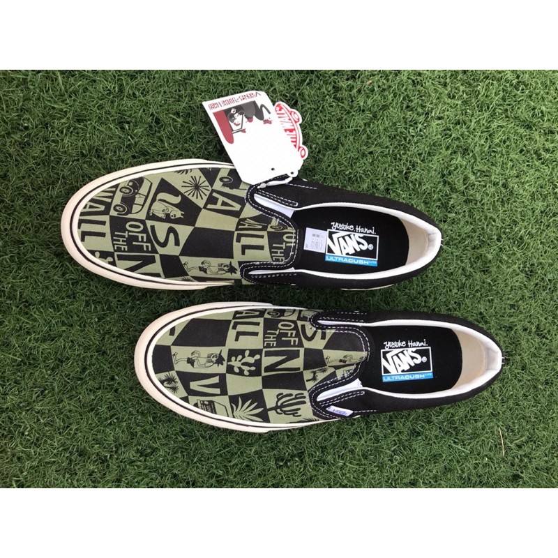vans Classic Slip on Yusuke Hanai oil Green