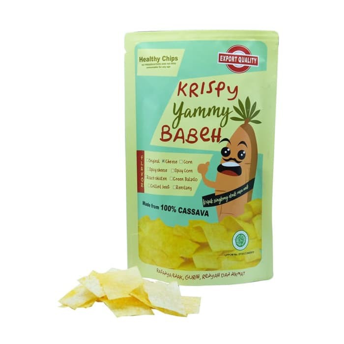 

Krispy Yammy Babeh - Rasa Cheese - 70gr