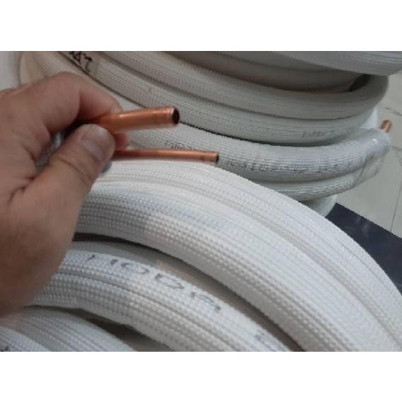 ◊ Pipa AC HODA selang AC Rumah R22 R32 R410 tebal 0,6 mm ♣