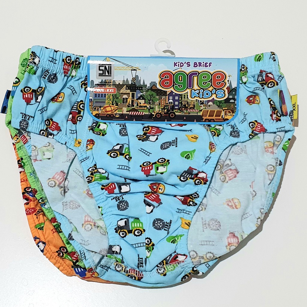 Celana Dalam / Underwear Anak Laki-laki Agree CA40A (Isi 3pcs)