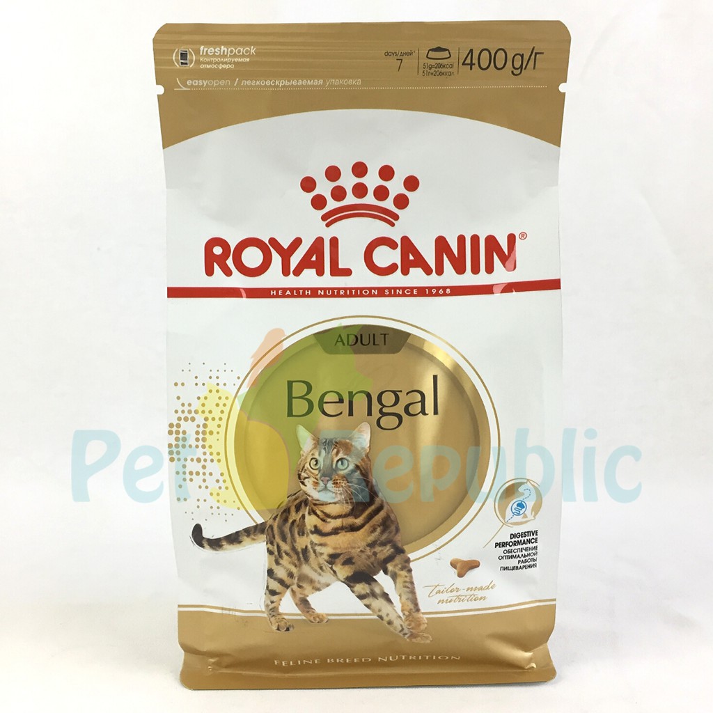 

Pet Republic ROYALCANIN Feline BENGAL Cat Adult 400gr