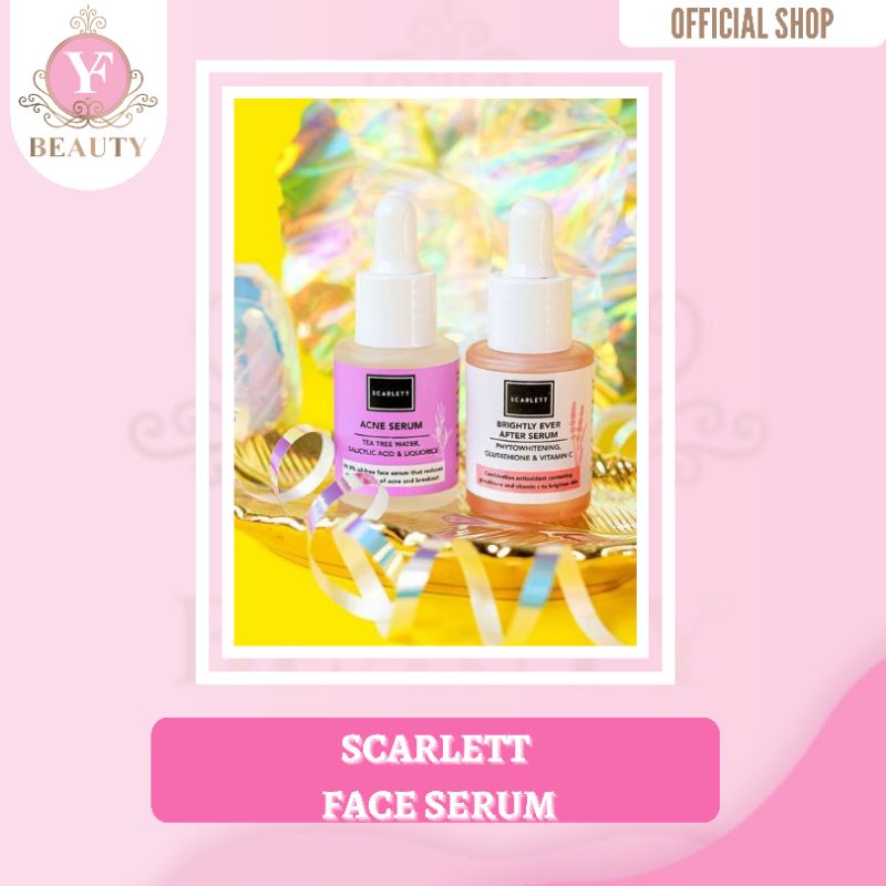 ✨YF BEAUTY ✨ SCARLETT FACE SERUM | BRIGHTLY EVER AFTER SRUM | ACNE SERUM | GLOWTHENING SERUM |  BALI