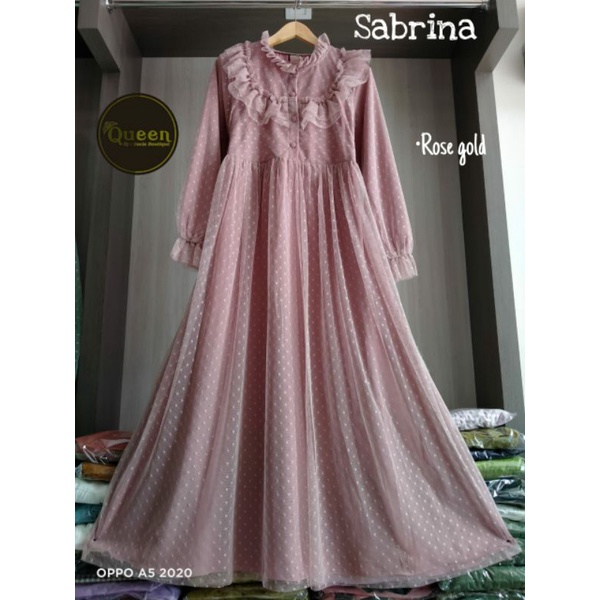 Dress/Gamis Olivia dan Gamis sabrina (sabrina series). original product Queen by Socia boutique.