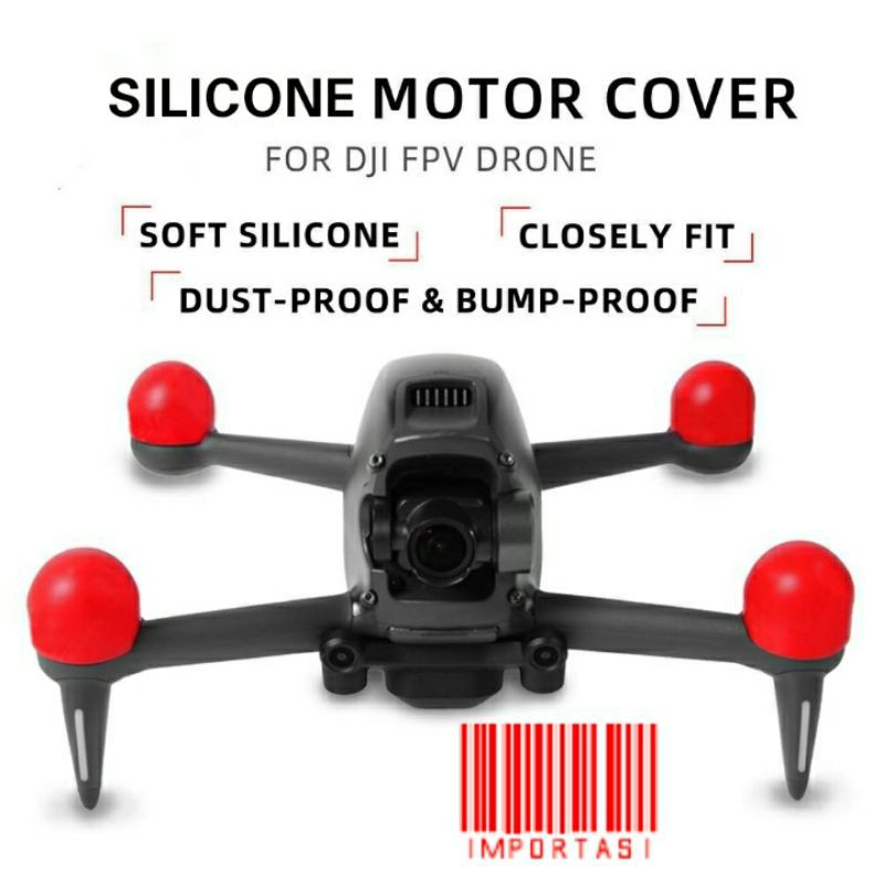 4 Pcs Silicone Motor Cover For DJI FPV Combo Pelindung Anti Debu