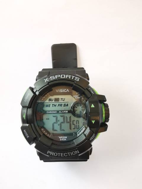 Jam tangan digital Sporty water Resist Visica 634