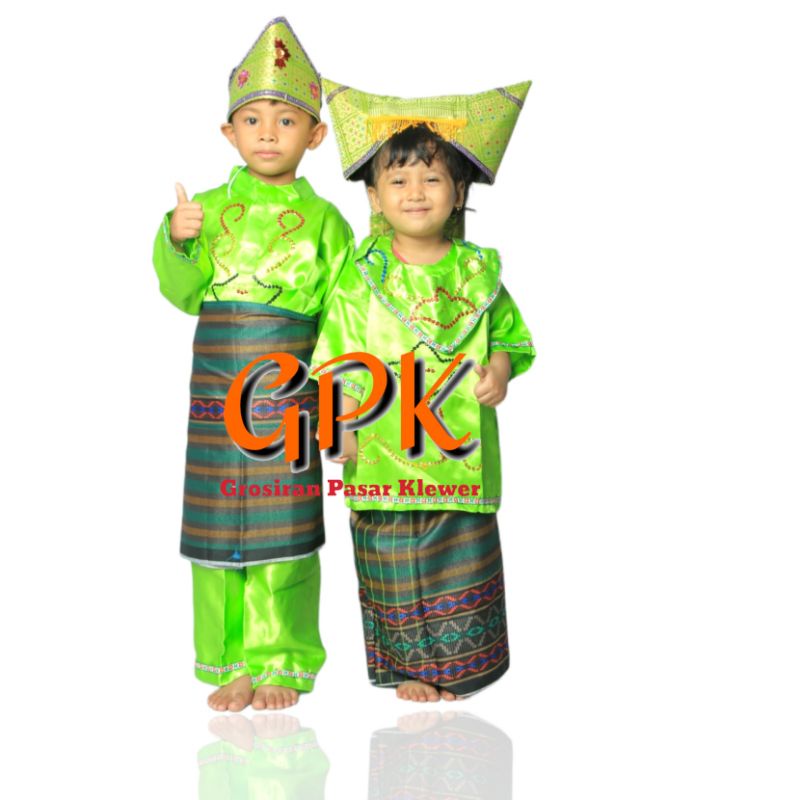 Baju Adat Minang Anak Baju Tradisional Minangkabau Anak Baju Tradisional Minang Anak ( USIA TK)