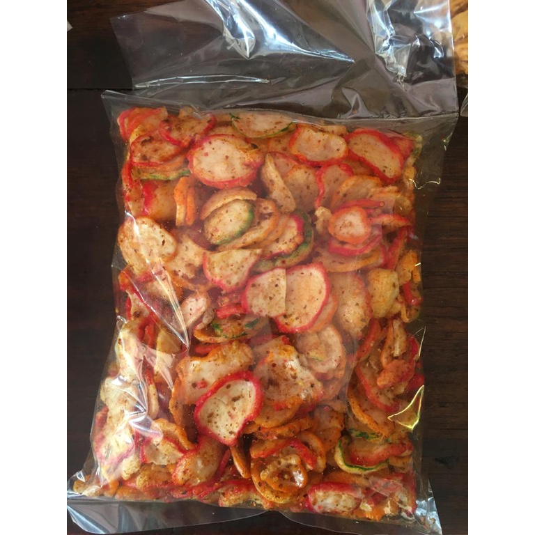 

Krupuk Seblak Kencur Daun Jeruk Termurah/100gram/250gram