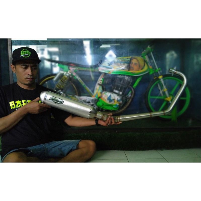 knalpot/mufler barbara speed stenlis