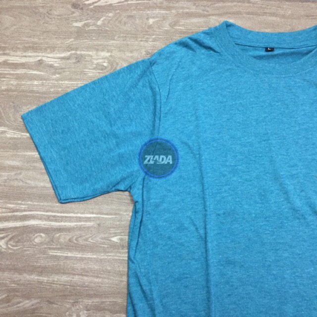 Kaos polos hijau botol misty