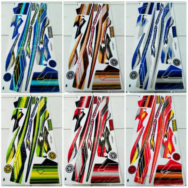 Striping Stiker Lis Variasi Motor Yamaha Jupiter Z Lama - Jupiter Burhan