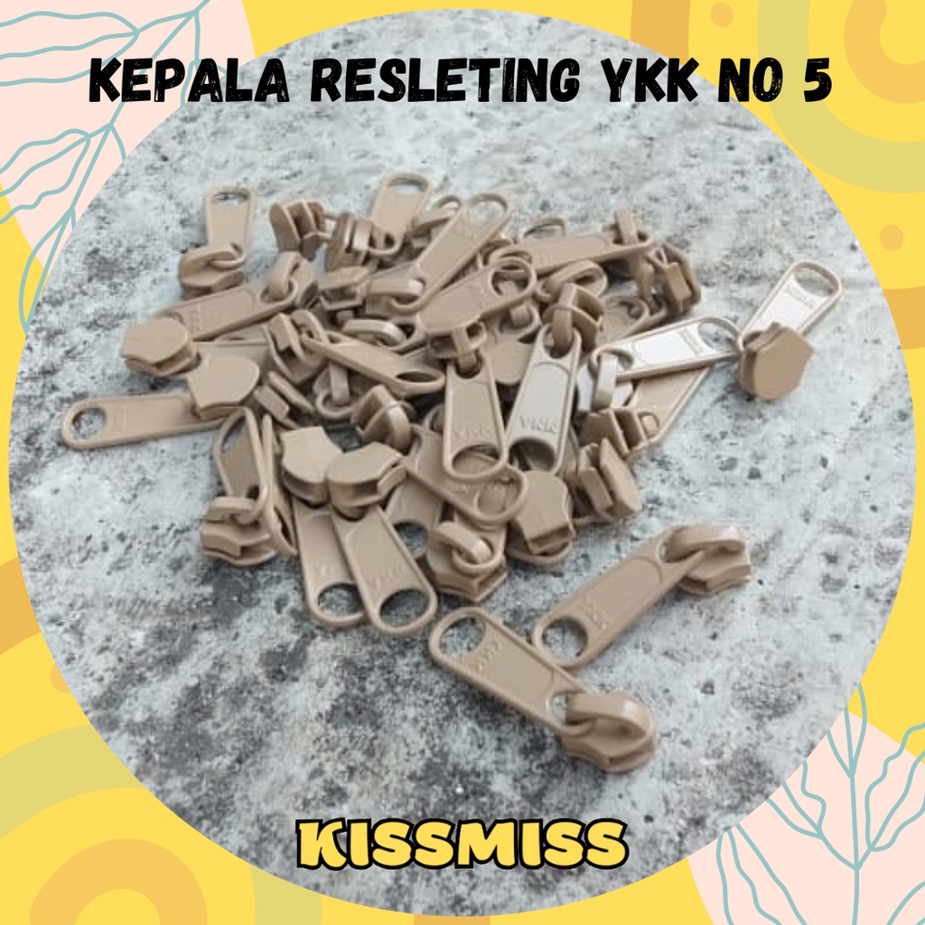 Kepala Resleting YKK No 5