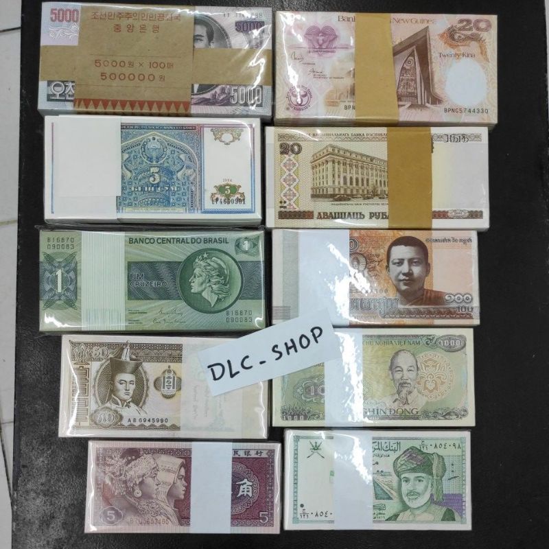 UANG ASING 10 NEGARA 10 LAK